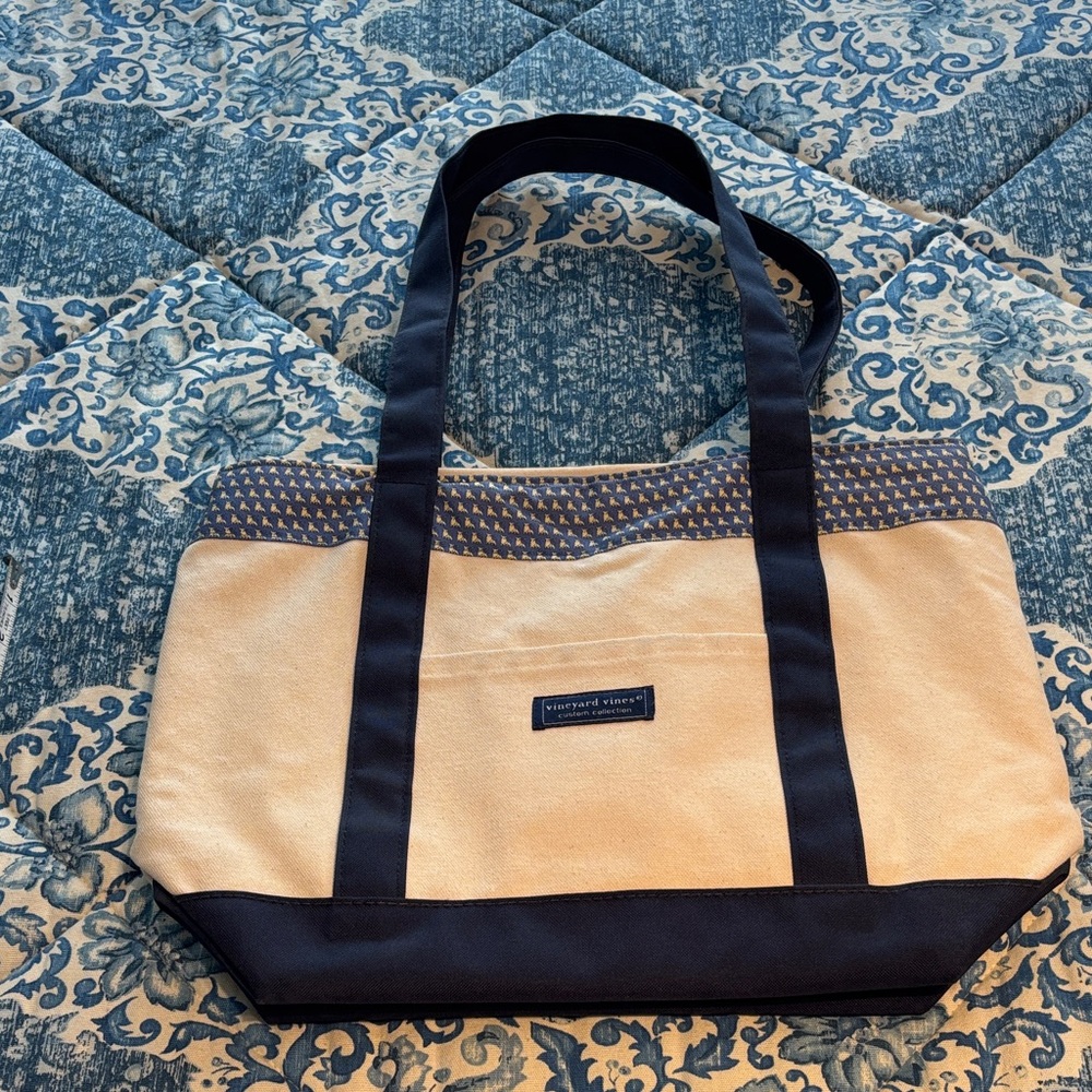 Classic Vineyard Vines NavyTote Bag #2